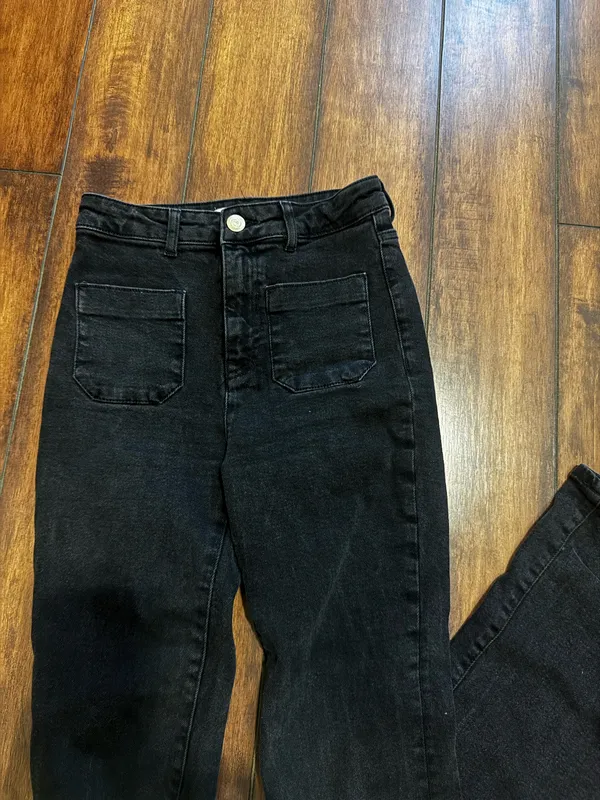 Zara black flare jeans  - Image 2