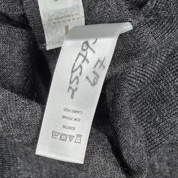Ann Taylor LOFT Womens Small Gray V-Neck Button Front Wool Blend Cardigan 306176 - Image 5