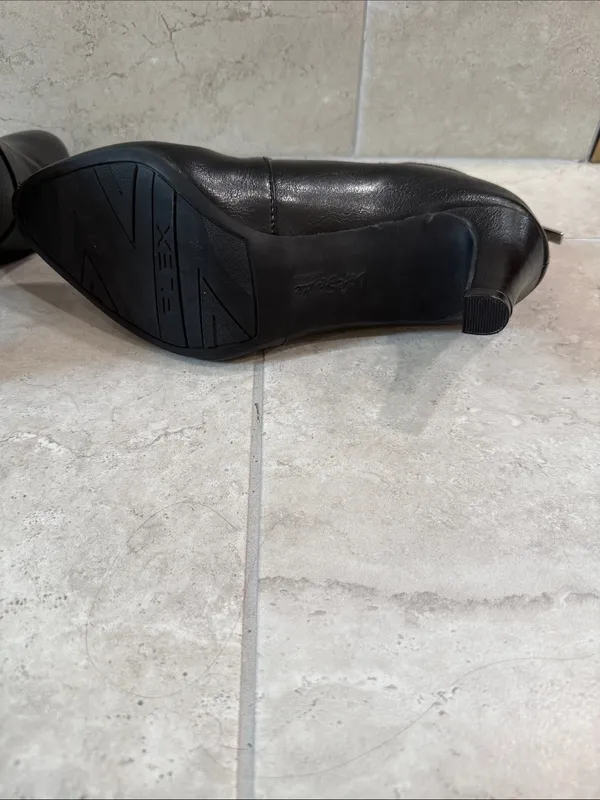 LifeStride NWOT Georgia Soft System black zip back boots size 6.5W flex soles - Image 6