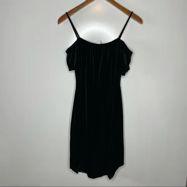 Eliza J Velvet Mini Dress‎ HAS FLAWS - Image 2