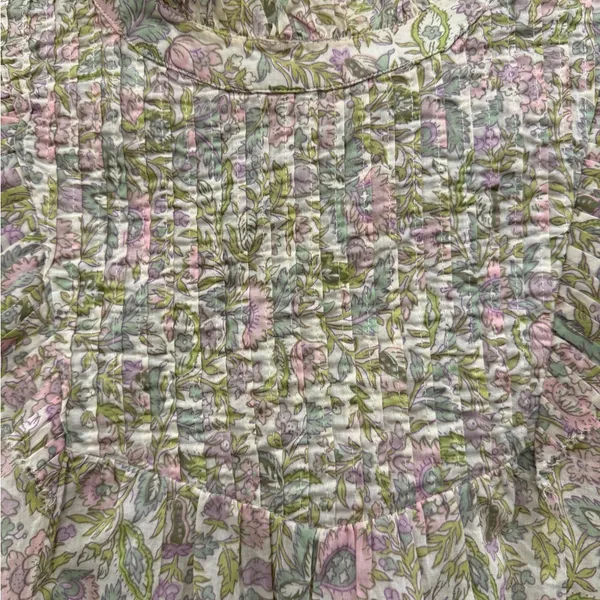 House of Harlow 1960‎ Floral Ruffle Blouse medium - Image 2