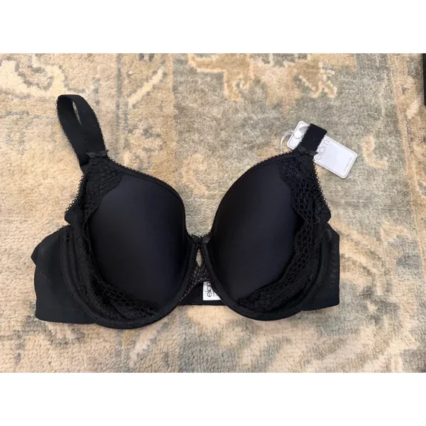 Elomi Charley Underwire Spacer Bra 36DD Black NWT $80 - Image 10