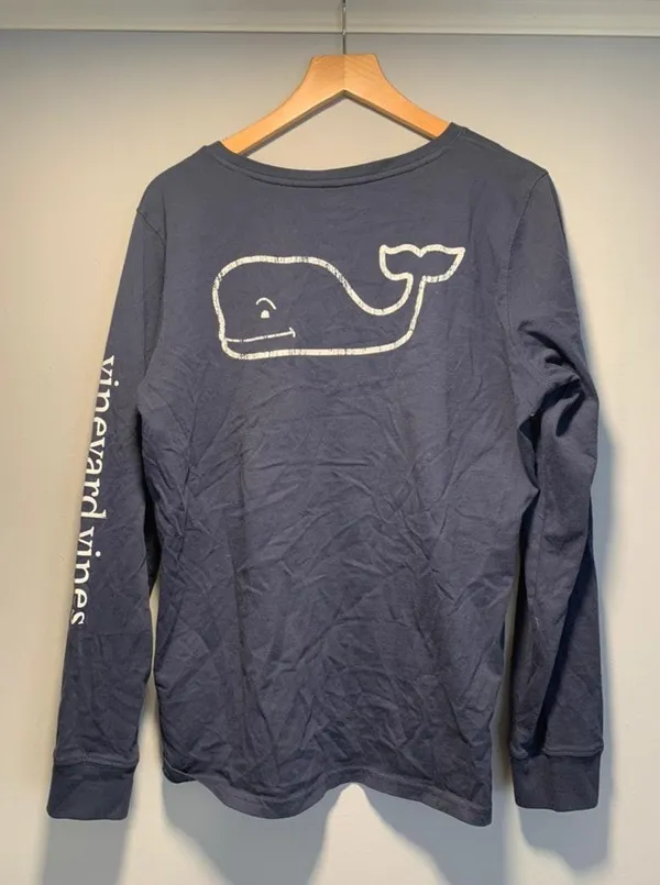 Vineyard Vines Navy Long Sleeve - Image 2
