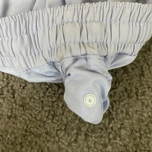 Lululemon Hotty Hot Low-Rise Lined Short 4" Serene Blue - Image 6