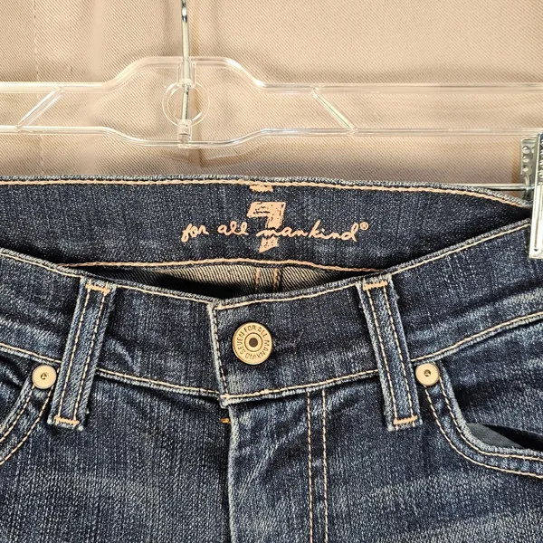 7 For All Mankind Womens Dojo Capri Jeans 28‎ - Image 4