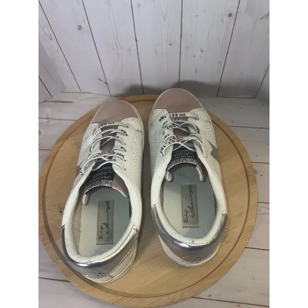 Vintage Havana Gadol Vintage Sneakers White Blush Leather, Size 6 - Image 7