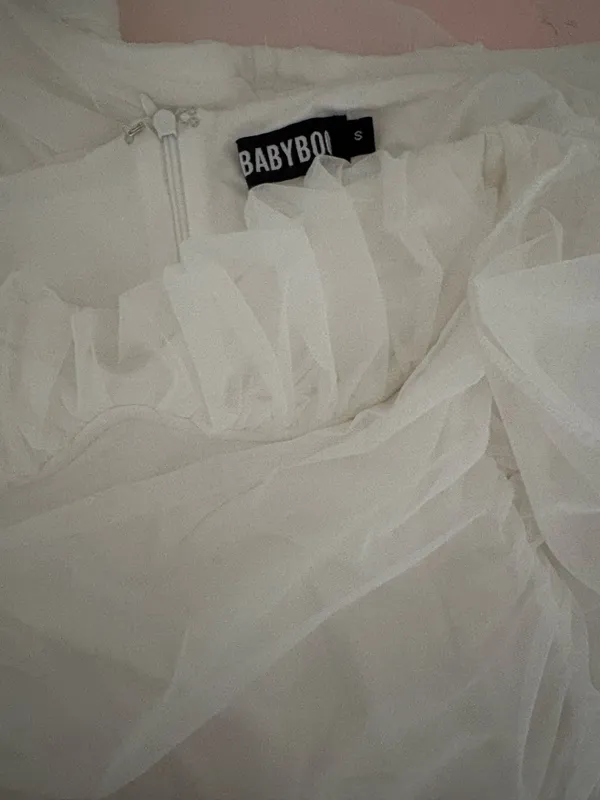 Babyboo Dress White Mini - Image 3