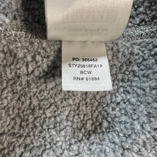 Patagonia Better Sweater 1/4 Zip Womens Small Gray Fleece Pullover Logo Outdoor - Image 11