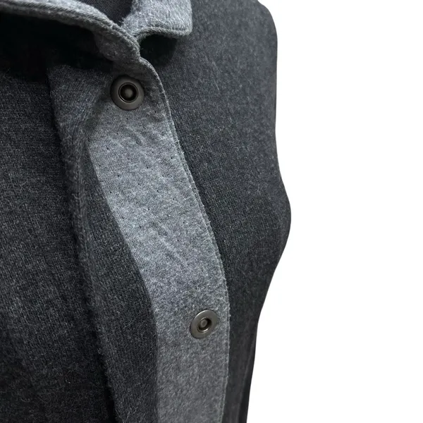 Horny Toad‎ Monterosa Car Coat Wool Blend Size Small Charcoal Grey Pockets - Image 4