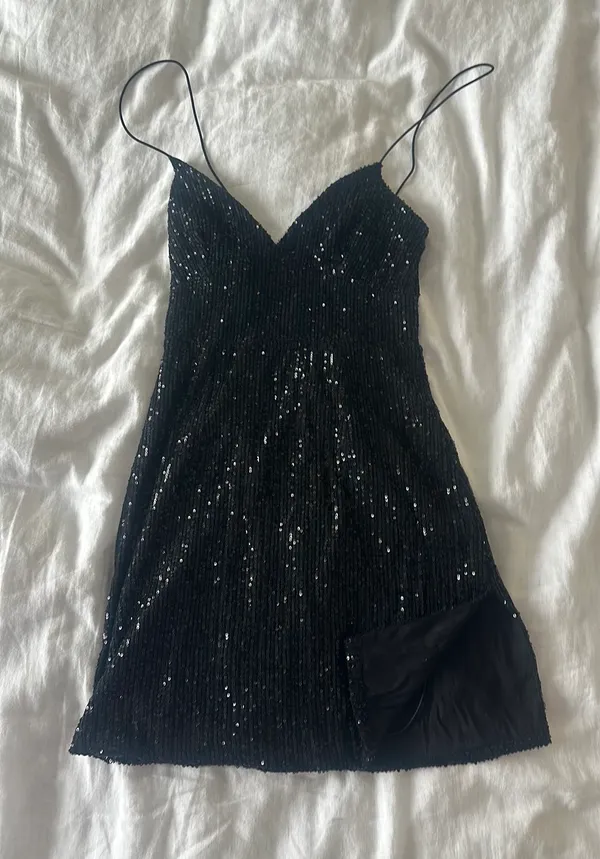 Lichi Sequin corset Mini Dress - Image 2