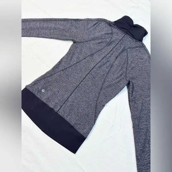 Vintage Runderful 1/2 Zip - Mini Check Pique Heathered Black/Black - 2 - Image 10