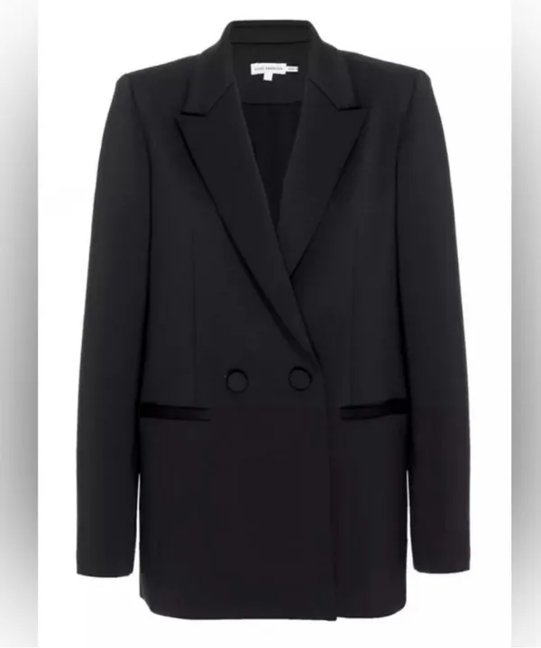 Good American Scuba 2.0 Black Blazer Size 1 Small - Image 2