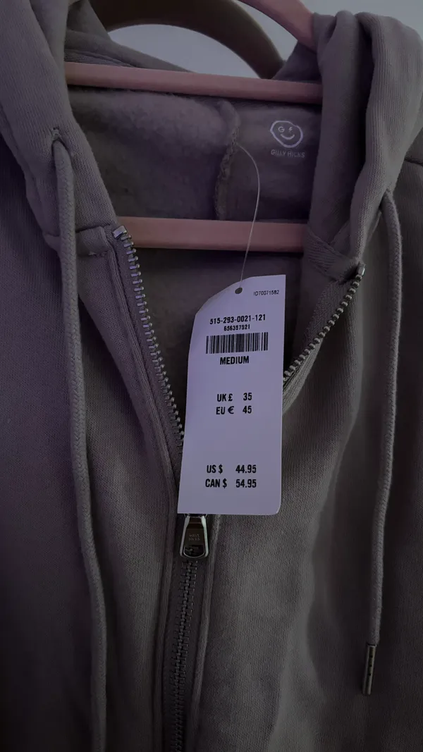 Gilly Hicks Crop Zip-Up Hoodie - Image 4
