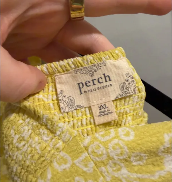 Perch by Blu Pepper Flutter Sleeve Square Neck Floral Maxi Dress Yellow - Image 4