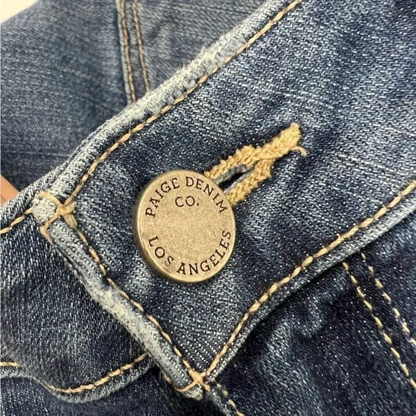 PAIGE Keely Destructured Skinny Distressed Jeans Size 29 - Image 15