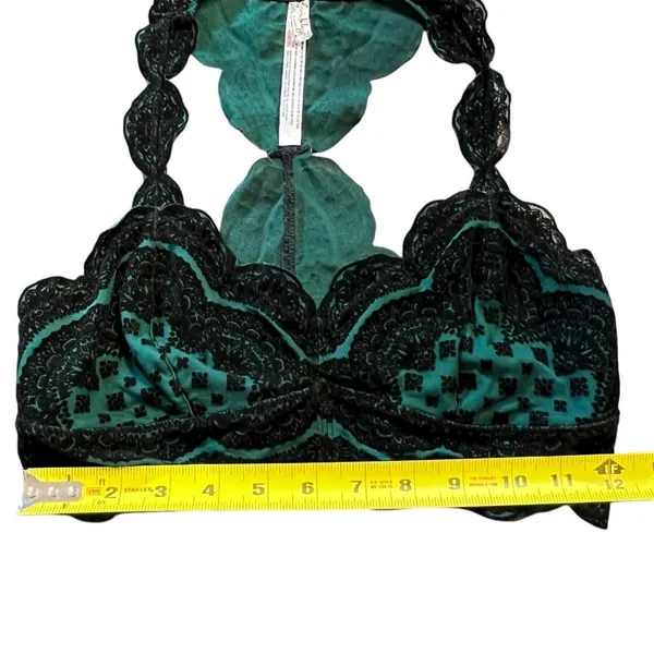 Intimately Free People Velvet Burnout Bralette Size S Boho Festival Fairy Grunge - Image 3