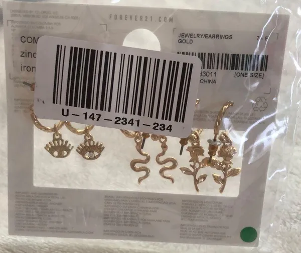 Forever21 earrings, 3 pairs, new - Image 9