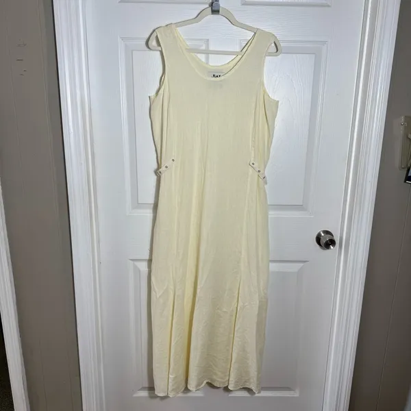 Vintage FLAX Jeanne Engelhart Linen Maxi Dress Small Lagenlook‎ - Image 9