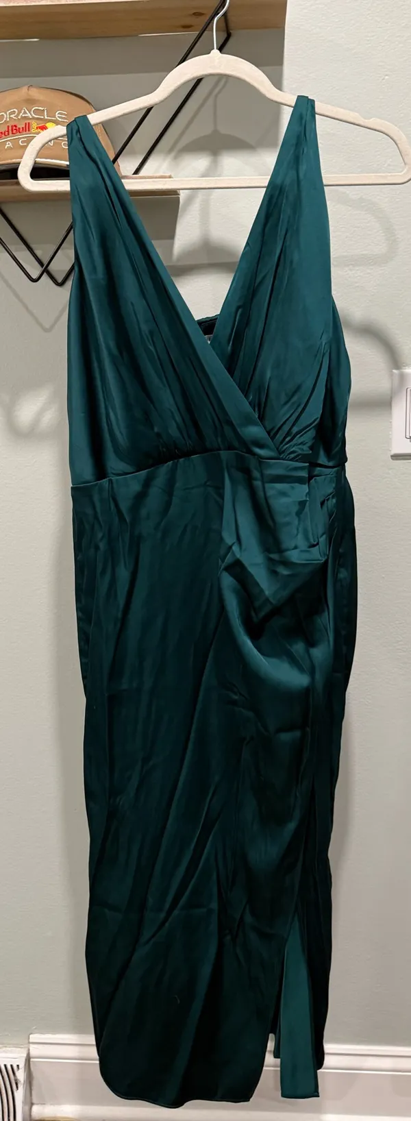 Abercrombie Satin Wrap Dress - Image 3