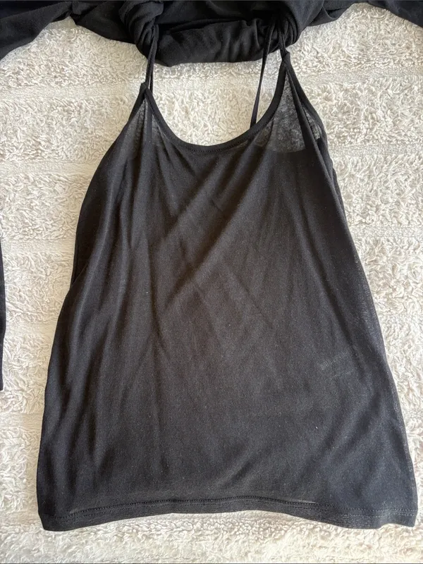 Zara sheer top with built in tank - Image 3