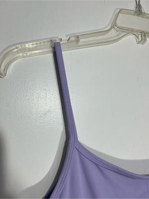 Wilfred Free Aritzia Divinity Jumpsuit Lilac Purple Spaghetti Strap Unitard XL - Image 8
