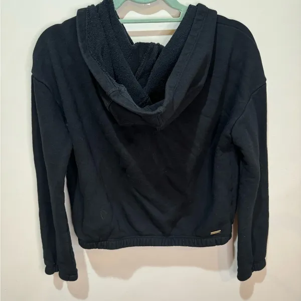 Alala Off Duty Cropped Hoodie Sz‎ Small Black - Image 4