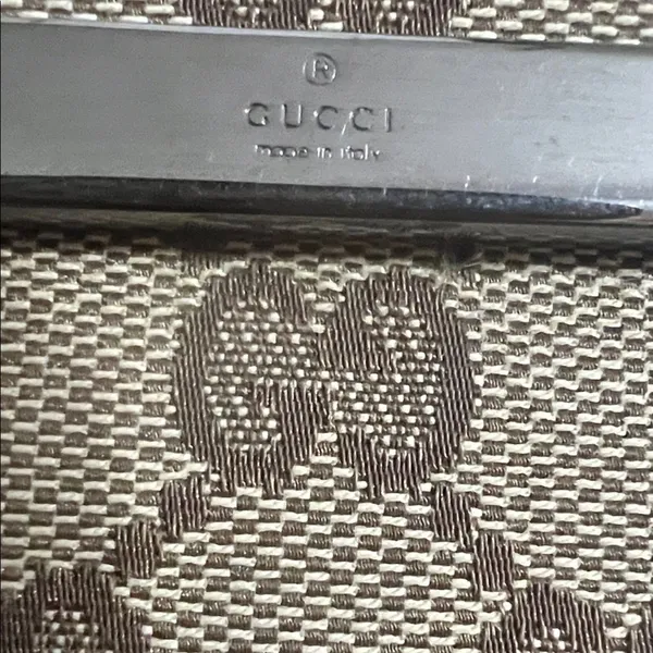 Gucci Signature Monogram Canvas Continental Long Wallet - Authentic - Image 2