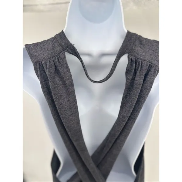 Free People Movement Womens No Sweat Cross Back Tank Top Gray Small - Image 7