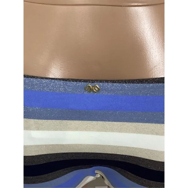 New. PILYQ blue stripe bikini set. L-top/S-bottom - Image 7