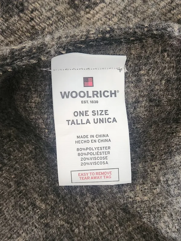 Woolrich Green Leopard Print Oversized Blanket Wrap One Size - Image 6