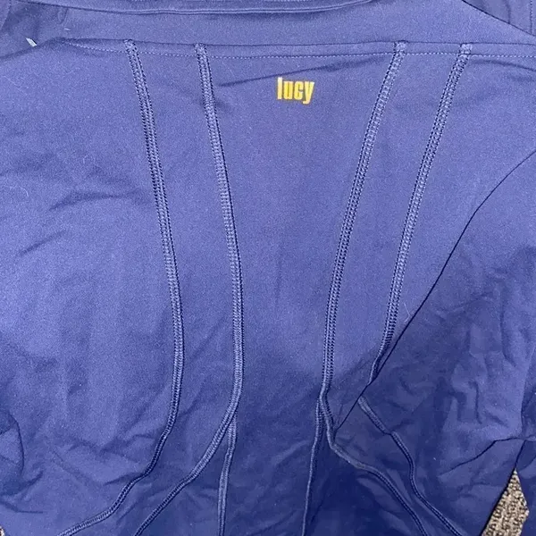 ✨Lucy Asymmetrical Zip Button Closure Yoga Jacket✨ Blue Size XS - Image 14