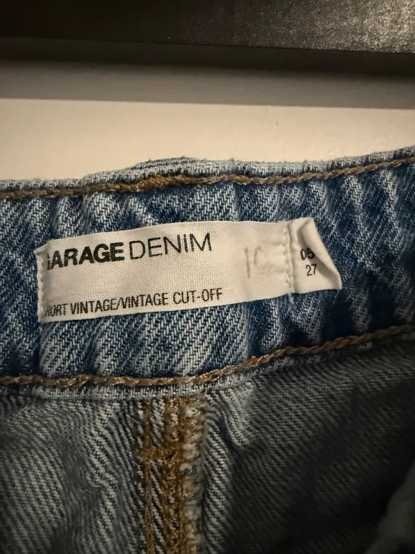 Garage Cut-Off Jean Shorts - Image 3