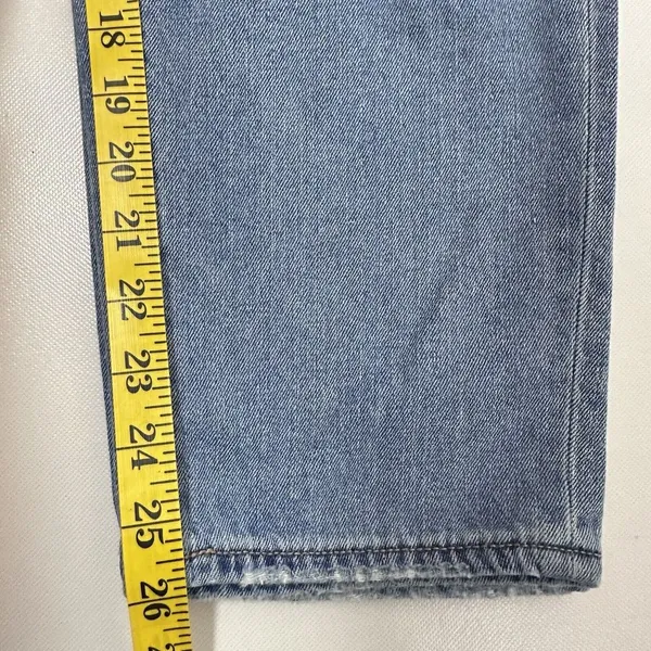 American Eagle Jeans Womens Mom Distressed Holes In Knees High Rise Size 16R - Image 9