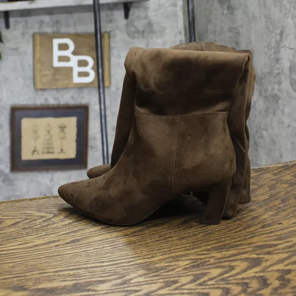 NWT A New Day Womens Raye Tall Dress Boots 88375201 Dark Brown 7.5M - Image 6
