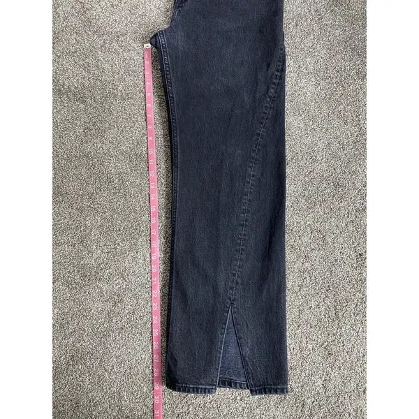 Abercrombie & Fitch The ‘90s Relaxed High Rise Jeans Black Wash Women’s Size 28 - Image 6