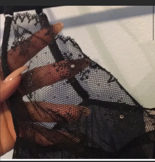 Victoria's Secret NWT Sheer Babydoll With Rhinestone - Image 4