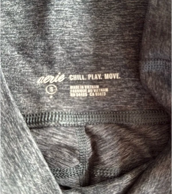 Aerie Grey High-Waisted Leggings - Image 2