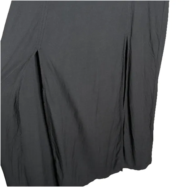 RVCA Black Midi Skirt Two Split Elastic waist Size Medium women's Lightweight - Image 2