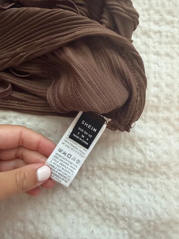 Brown Cutout Tube Top - Image 4