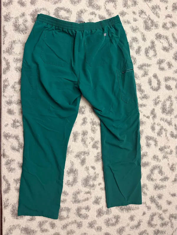 FIGS Scrub Pants Hunter Green - Image 3