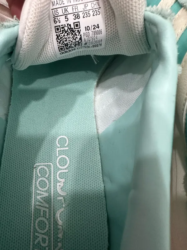 Teal Adidas Shoes - Image 5