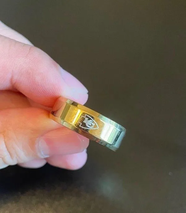 Gold Kansas City Chiefs Ring - Image 5