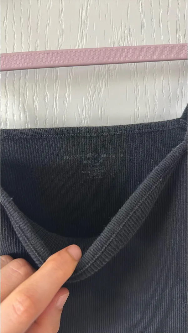 Brandy Melville Black Tube Strap Top - Image 2