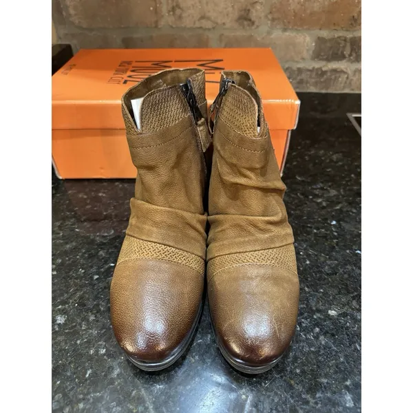 Miz Mooz Sunny Size 38 Wide US 7.5-8 Hazelnut Bootie - Image 7