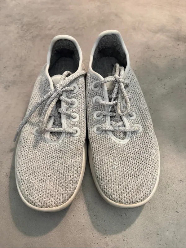 allbirds TreeRunner Wool Sneakers - Light Gray- 9 - Image 3