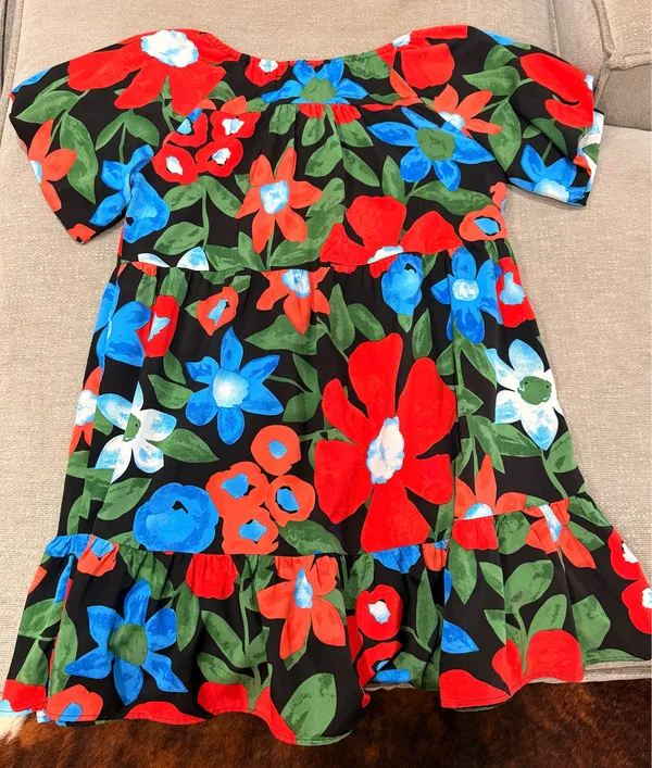 Umgee floral puff sleeve dress - Image 3