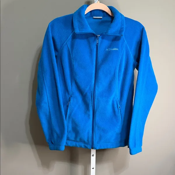 Columbia Teal Benton Springs Full-Zip Fleece Jacket Size‎ Small Gorpcore - Image 2