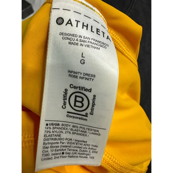 Athleta Womens‎ Orange Infinity Dress Size L NWT Golf Tennis Pickleball - Image 11