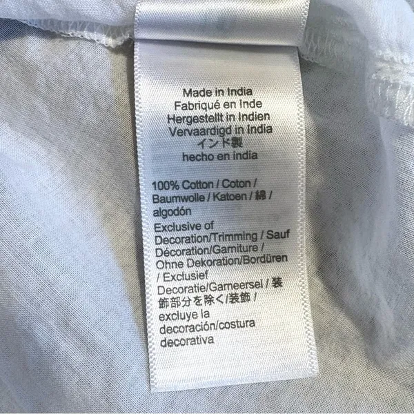 J. Crew Flutter Sleeve Voile Mini Dress in White Large - Image 10