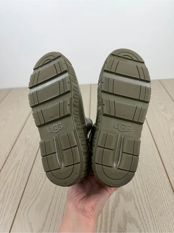 UGG Women's Drizlita Waterproof Rain Booties US8 Burnt Olive Green $90 - Image 7